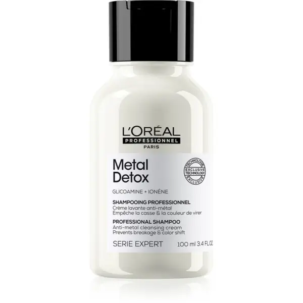 L’Oréal Professionnel L’Oréal Professionnel Serie Expert Metal Detox дълбоко почистващ шампоан за боядисана и увредена коса 100 мл.