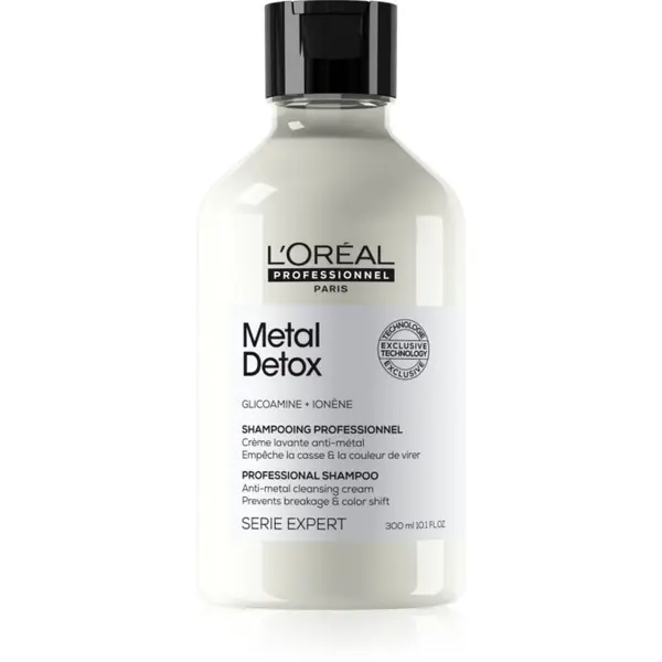 L’Oréal Professionnel L’Oréal Professionnel Serie Expert Metal Detox дълбоко почистващ шампоан за боядисана и увредена коса 300 мл.