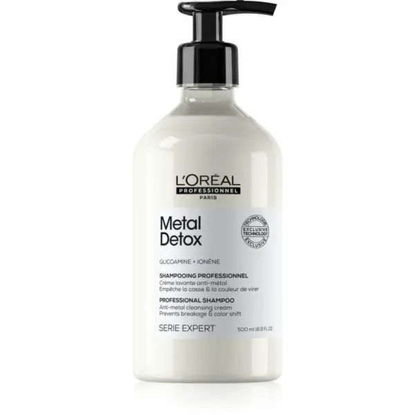 L’Oréal Professionnel L’Oréal Professionnel Serie Expert Metal Detox дълбоко почистващ шампоан за боядисана и увредена коса 500 мл.