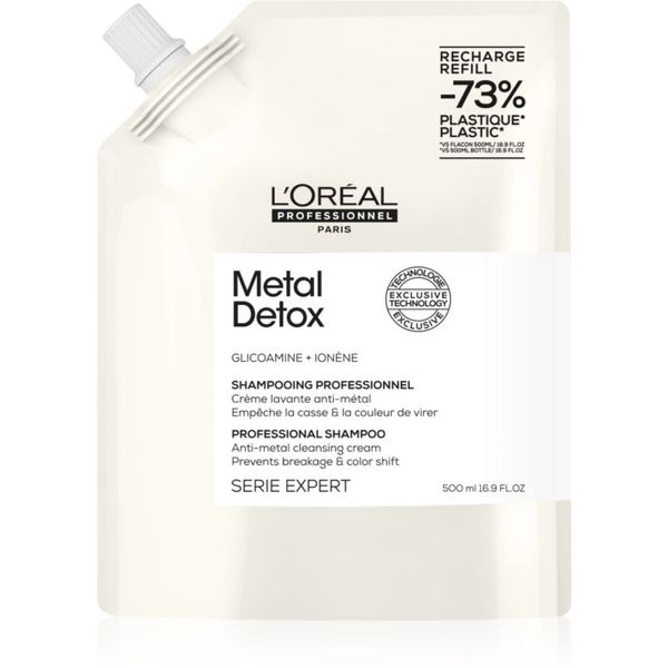 L’Oréal Professionnel L’Oréal Professionnel Serie Expert Metal Detox дълбоко почистващ шампоан за боядисана и увредена коса 500 мл.