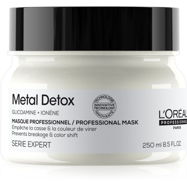 L’Oréal Professionnel L’Oréal Professionnel Serie Expert Metal Detox дълбоко подхранваща маска за боядисана и увредена коса 250 мл.