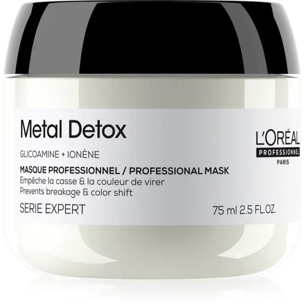 L’Oréal Professionnel L’Oréal Professionnel Serie Expert Metal Detox дълбоко подхранваща маска за боядисана и увредена коса 75 мл.