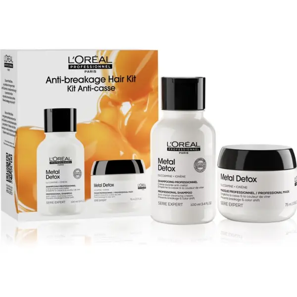 L’Oréal Professionnel L’Oréal Professionnel Serie Expert Metal Detox подаръчен комплект за боядисана и увредена коса за жени