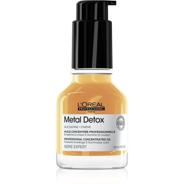 L’Oréal Professionnel L’Oréal Professionnel Serie Expert Metal Detox подхранващо масло за коса срещу късане на косата 50 мл.