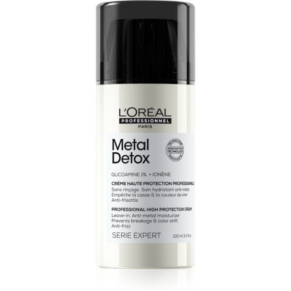 L’Oréal Professionnel L’Oréal Professionnel Serie Expert Metal Detox защитен крем за крехка и стресирана коса 100 мл.