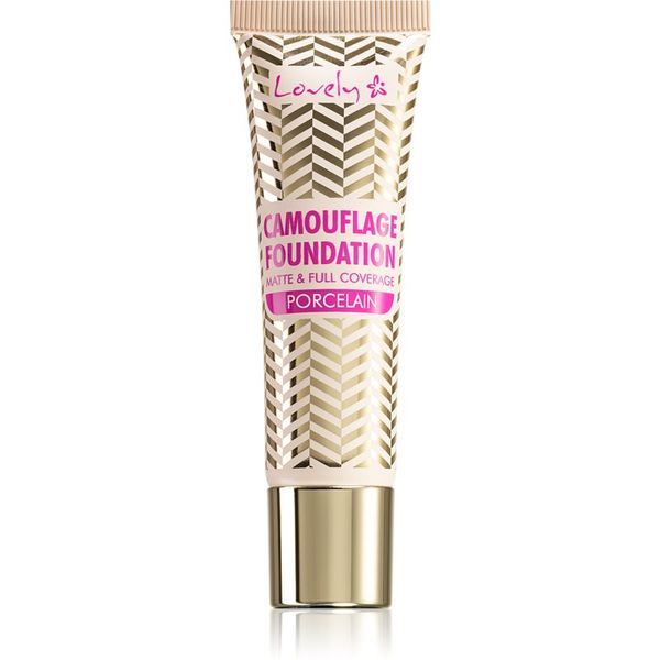 Lovely Lovely Camouflage високо покривен фон дьо тен цвят Porcelain 25 гр.