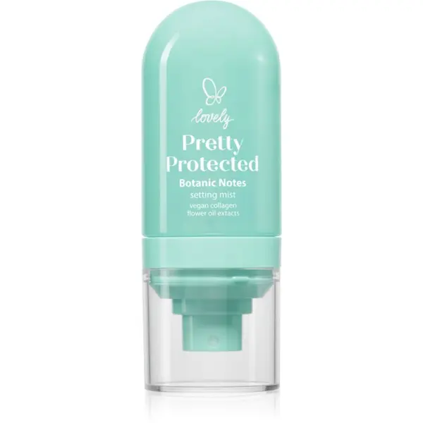 Lovely Lovely Pretty Protected Setting Mist спрей за фиксация с матиращ ефект 60 мл.