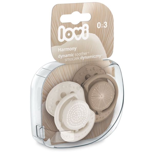LOVI LOVI Harmony 0-3m биберон 2 бр.