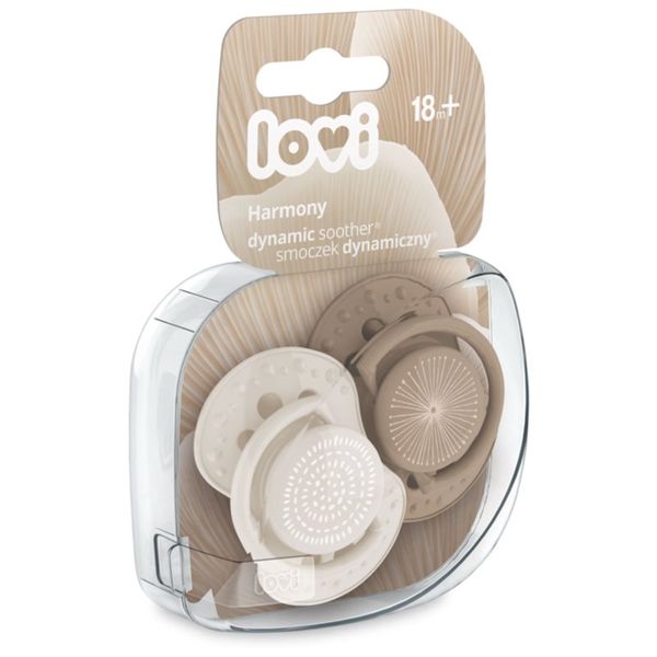 LOVI LOVI Harmony 18m+ биберон 2 бр.