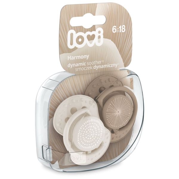LOVI LOVI Harmony 6-18m биберон 2 бр.