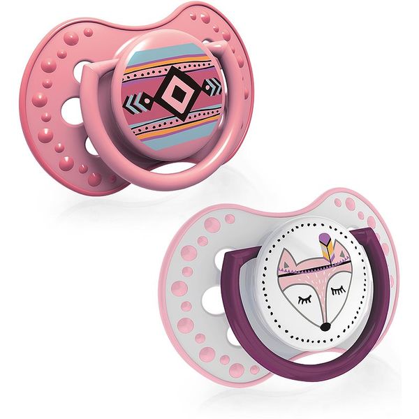 LOVI LOVI Indian Summer 6-18m биберон Girl 2 бр.