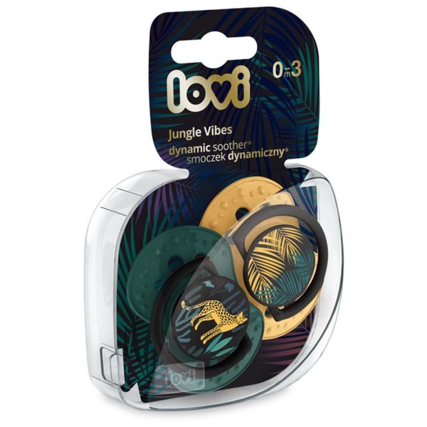 LOVI LOVI Jungle Vibes 0-3m биберон Boy 2 бр.