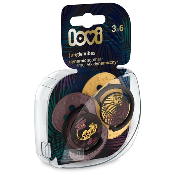 LOVI LOVI Jungle Vibes 3-6m биберон Girl 2 бр.