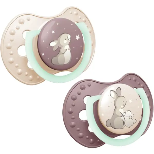 LOVI LOVI NIGHT&DAY Girl биберон 0-6 m 2 бр.