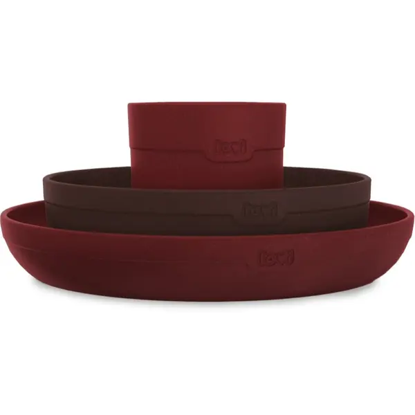 LOVI LOVI Tableware Set with Cup комплект за хранене Tamarillo
