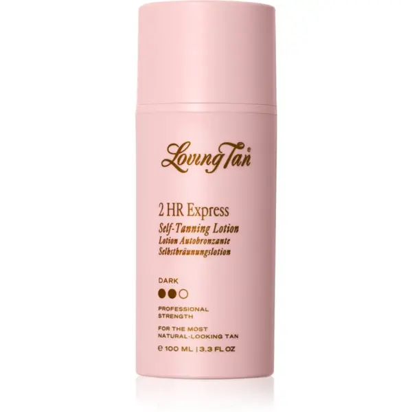 Loving Tan Loving Tan 2 HR Express хидратиращ бронзиращ лосион цвят Dark 100 мл.