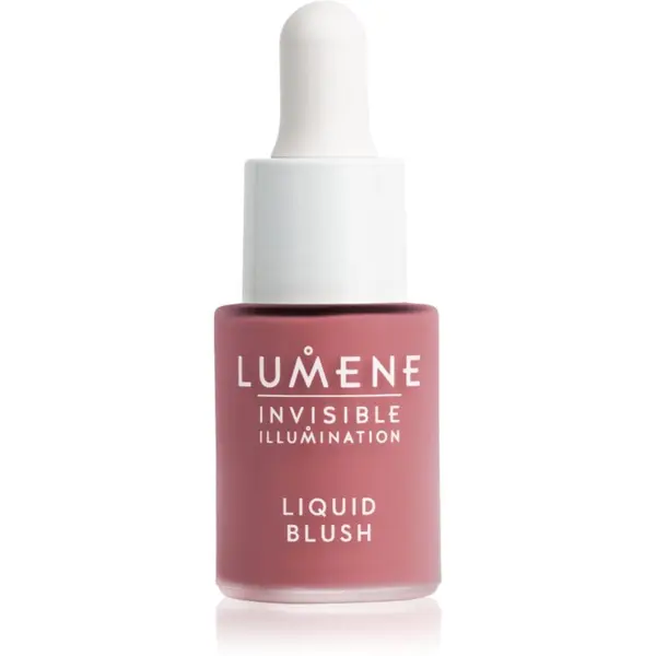 Lumene Lumene Invisible Illumination течен руж за озаряване на лицето цвят Arctuc Rose 15 мл.