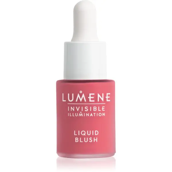 Lumene Lumene Invisible Illumination течен руж за озаряване на лицето цвят Wild Flower 15 мл.