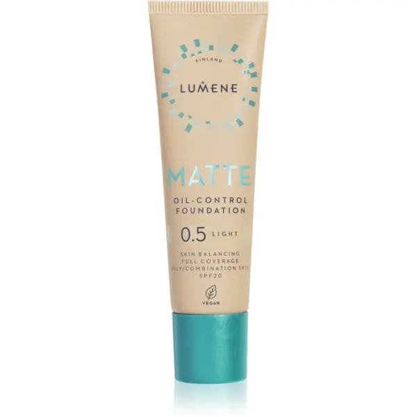 Lumene Lumene Matte Oil-Control матиращ фон дьо тен SPF 20 цвят 0,5 Fair Nude / Light 30 мл.