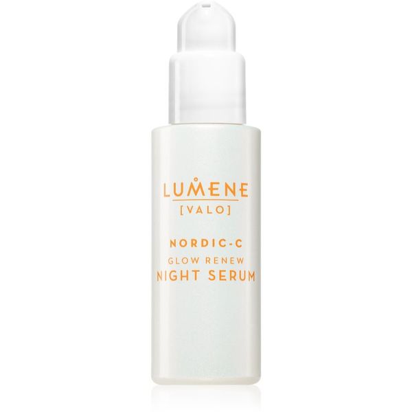 Lumene Lumene VALO Nordic-C нощен серум за освежаване и изглаждане на кожата 30 мл.