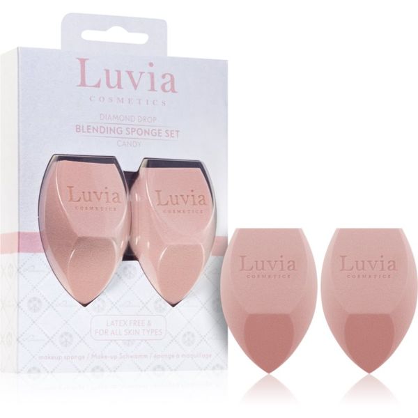 Luvia Cosmetics Luvia Cosmetics Diamond Drop Blending Sponge Set многофункционална гъба за фон дьо тен дуо боя Candy 2 бр.