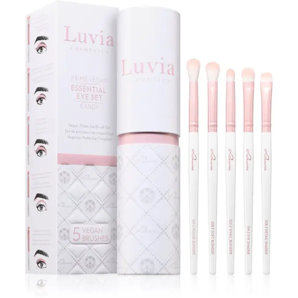 Luvia Cosmetics Luvia Cosmetics Prime Vegan Candy комплект четки за гримиране на очите