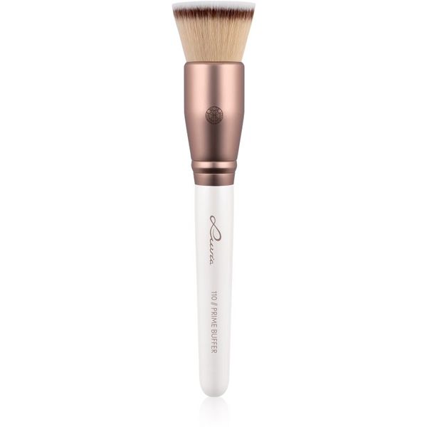 Luvia Cosmetics Luvia Cosmetics Prime Vegan Prime Buffer конусовидна четка за фон дьо тен Pearl White / Metallic Coffee Brown 1 бр.