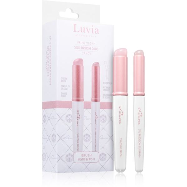 Luvia Cosmetics Luvia Cosmetics Silk Brush Duo Candy комплект четки