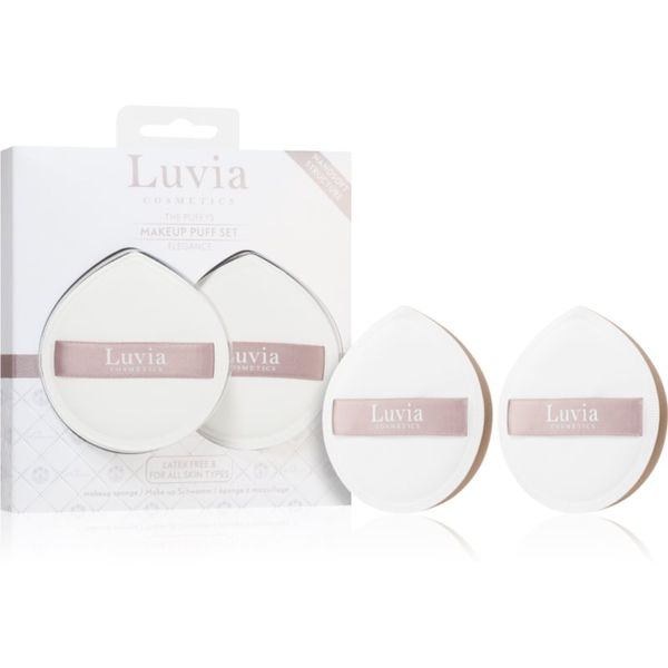 Luvia Cosmetics Luvia Cosmetics The Puffys Makeup Puff Set велурен тампон за пудра Elegance 2 бр.