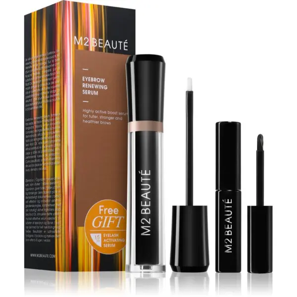 M2 Beauté M2 Beauté Eyebrow Renewing Serum подаръчен комплект
