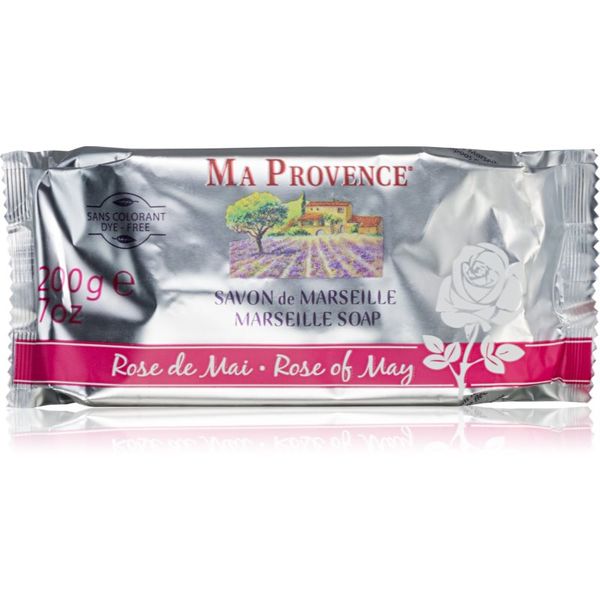 Ma Provence Ma Provence Rose Of May почистващ твърд сапун с аромат на рози 200 гр.
