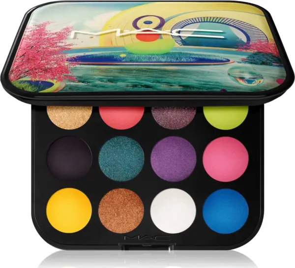 MAC Cosmetics MAC Cosmetics Connect In Colour Eye Shadow Palette 12 shades палитра сенки за очи цвят Hi-Fi Colour 12,2 гр.