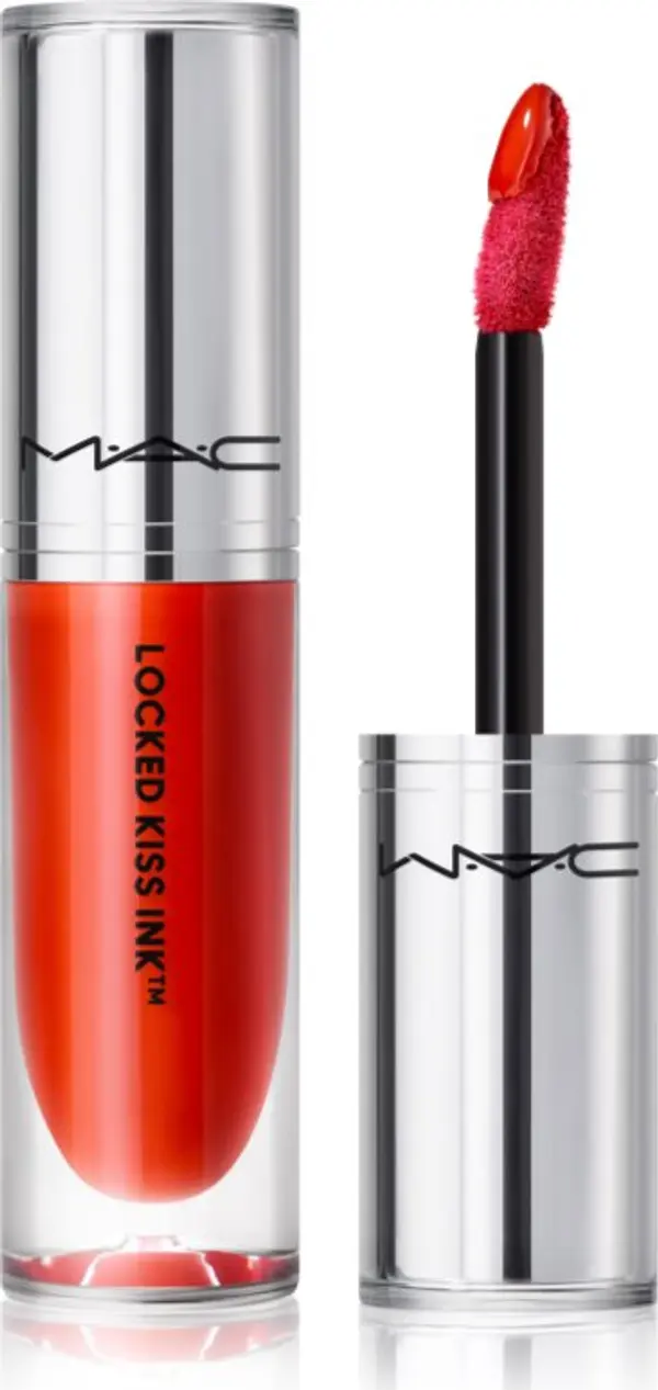 MAC Cosmetics MAC Cosmetics Locked Kiss Ink 24HR Lipcolour дълготрайно матово течно червило цвят Gutsy 4 мл.