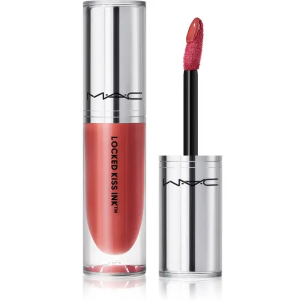 MAC Cosmetics MAC Cosmetics Locked Kiss Ink 24HR Lipcolour дълготрайно матово течно червило цвят Mull it over & over 4 мл.