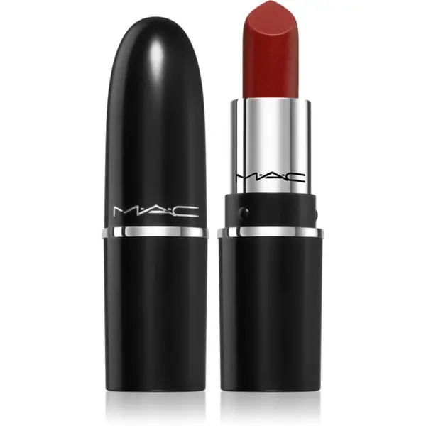 MAC Cosmetics MAC Cosmetics MACximal Sleek Satin Lipstick Mini сатенено червило за перфектен външен вид цвят DUBONNET 1.5 гр.