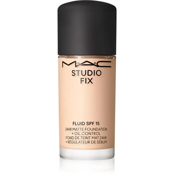 MAC Cosmetics MAC Cosmetics Mini Studio Fix Fluid SPF 15 24HR Matte Foundation + Oil Control матиращ фон дьо тен SPF 15 цвят NC10 15 мл.