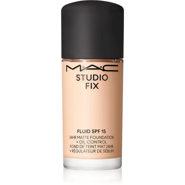 MAC Cosmetics MAC Cosmetics Mini Studio Fix Fluid SPF 15 24HR Matte Foundation + Oil Control матиращ фон дьо тен SPF 15 цвят NW10 15 мл.