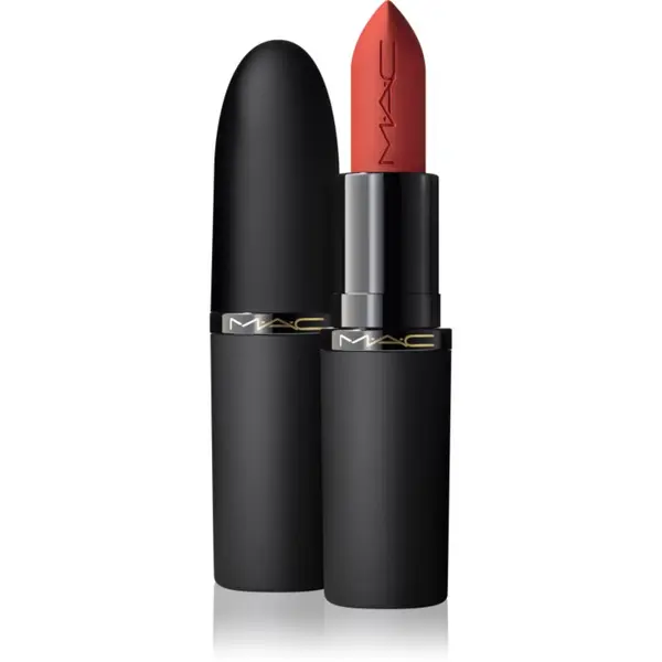 MAC Cosmetics MAC Cosmetics Powder Kiss Hazy Matte матиращо червило цвят Devoted To Chili 3.5 гр.