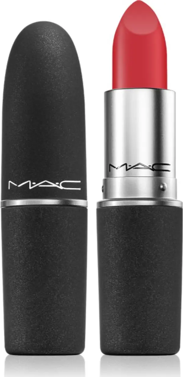 MAC Cosmetics MAC Cosmetics Powder Kiss Lipstick матиращо червило цвят Mandarin O 3 гр.