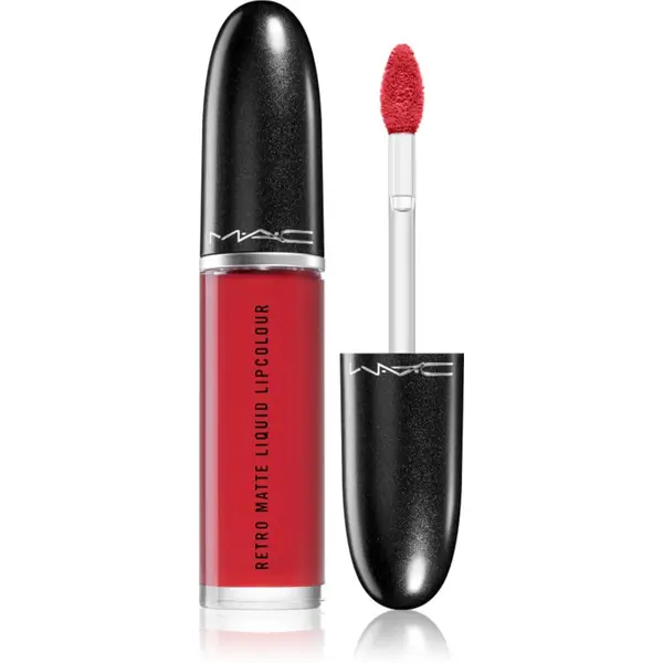 MAC Cosmetics MAC Cosmetics Retro Matte Liquid Lipcolour матиращо течно червило цвят Ruby Phew! 5 мл.