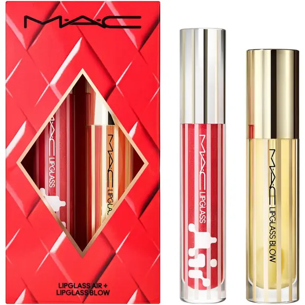 MAC Cosmetics MAC Cosmetics Set Blowing Air Kisses Glossy Lip Duo подаръчен комплект за устни