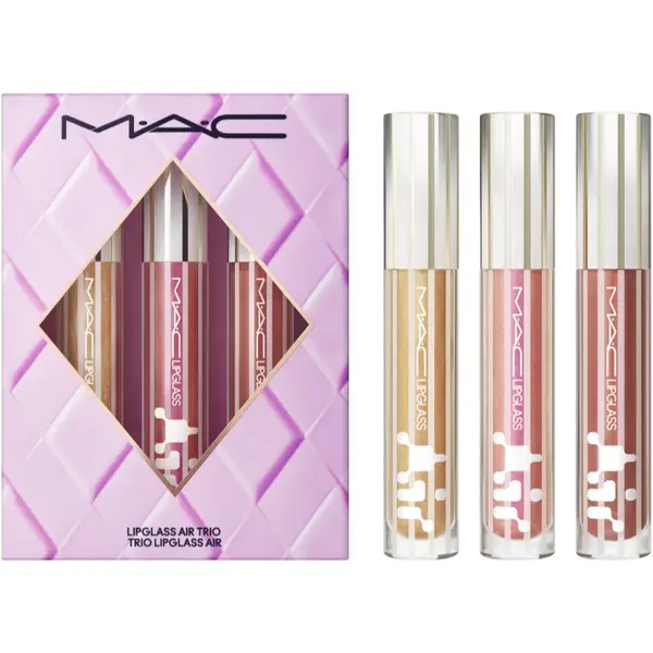 MAC Cosmetics MAC Cosmetics Set Gloss Enthusiast Lipglass Air Trio подаръчен комплект за устни
