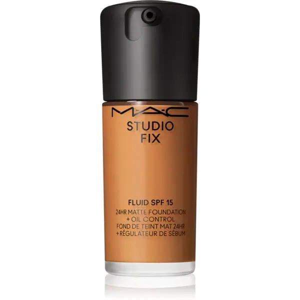 MAC Cosmetics MAC Cosmetics Studio Fix Fluid SPF 15 24HR Matte Foundation + Oil Control матиращ фон дьо тен SPF 15 цвят C8 30 мл.