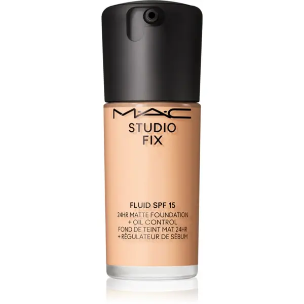MAC Cosmetics MAC Cosmetics Studio Fix Fluid SPF 15 24HR Matte Foundation + Oil Control матиращ фон дьо тен SPF 15 цвят N5 30 мл.