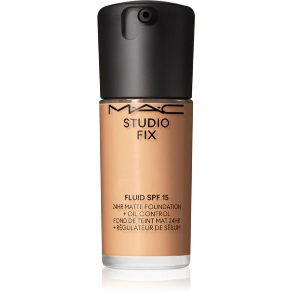 MAC Cosmetics MAC Cosmetics Studio Fix Fluid SPF 15 24HR Matte Foundation + Oil Control матиращ фон дьо тен SPF 15 цвят NC30 30 мл.