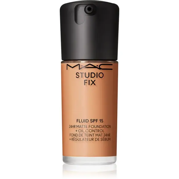 MAC Cosmetics MAC Cosmetics Studio Fix Fluid SPF 15 24HR Matte Foundation + Oil Control матиращ фон дьо тен SPF 15 цвят NC44.5 30 мл.