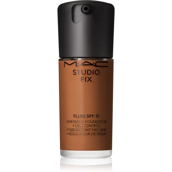 MAC Cosmetics MAC Cosmetics Studio Fix Fluid SPF 15 24HR Matte Foundation + Oil Control матиращ фон дьо тен SPF 15 цвят NC50 30 мл.