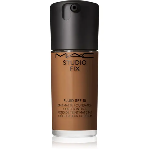 MAC Cosmetics MAC Cosmetics Studio Fix Fluid SPF 15 24HR Matte Foundation + Oil Control матиращ фон дьо тен SPF 15 цвят NC60 30 мл.