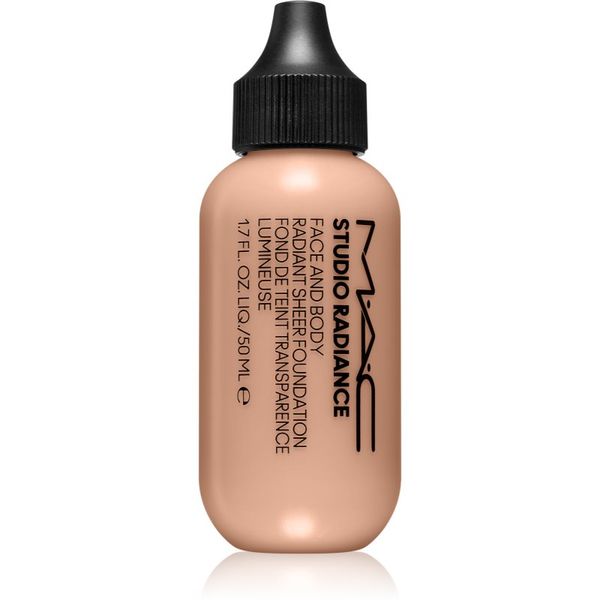 MAC Cosmetics MAC Cosmetics Studio Radiance Face and Body Radiant Sheer Foundation лек фон дьо тен за лице и тяло цвят W2 50 мл.