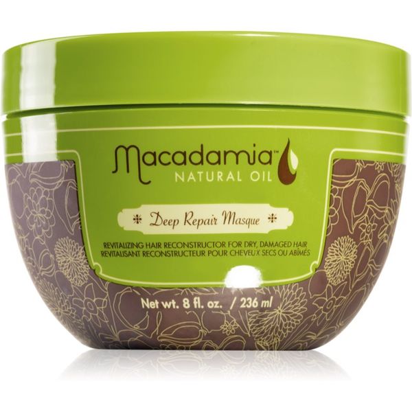 Macadamia Natural Oil Macadamia Natural Oil Deep Repair дълбоко регенерираща маска за суха и увредена коса 236 мл.